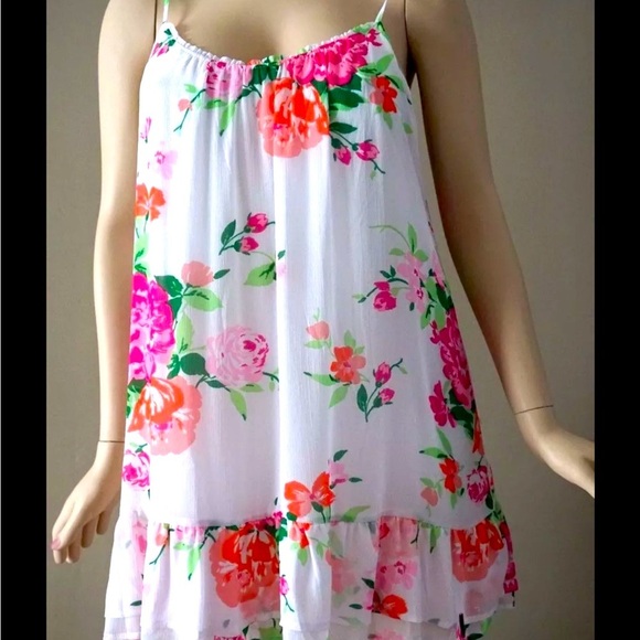 Abercrombie & Fitch Women's Floral Spaghetti Strap Mini Sundress Size S - Picture 3 of 13